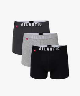 3-PACK Men's boxer shorts Atlantic
